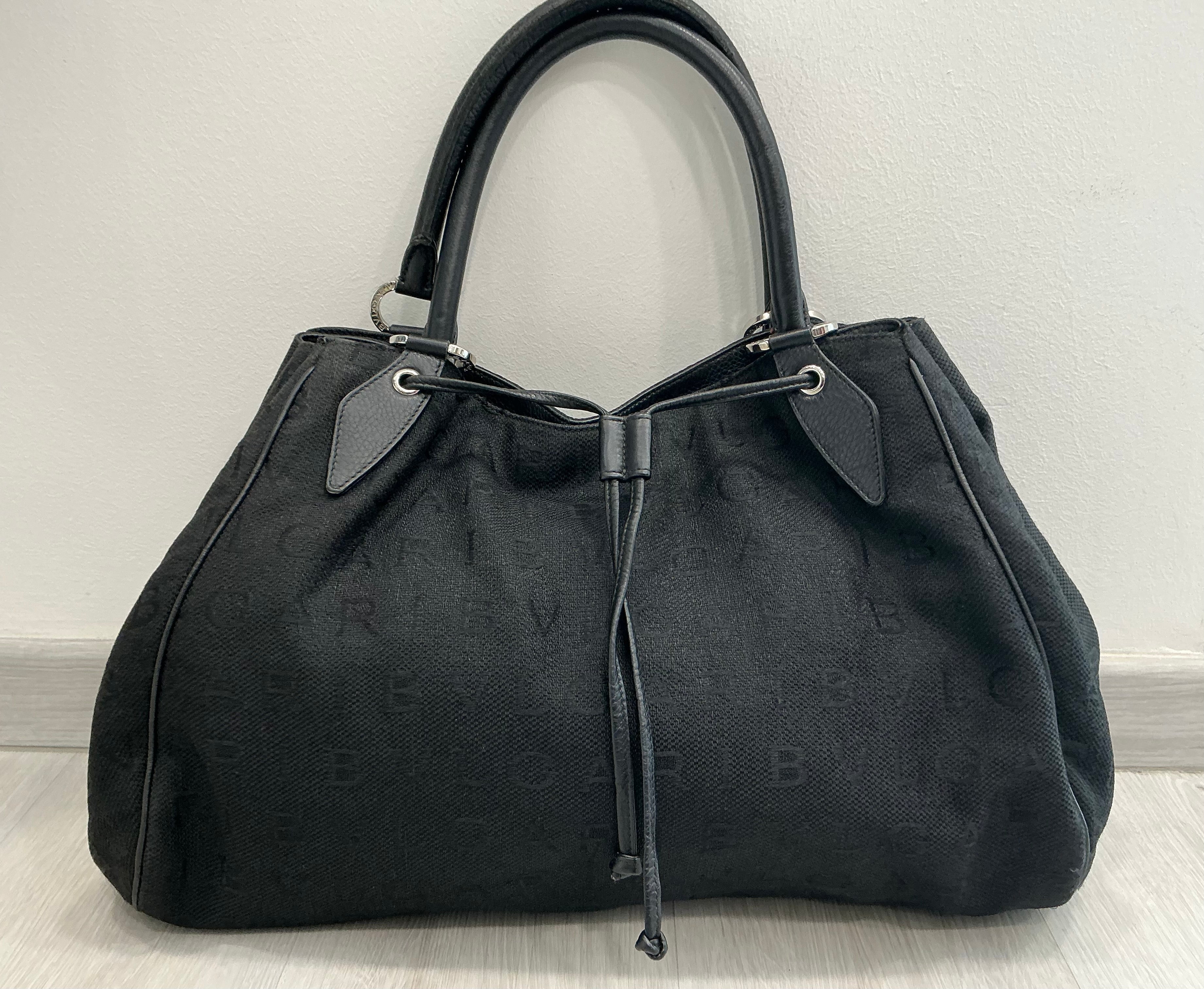 Borsa Bulgari Chandra in Tela Nera — Preloved