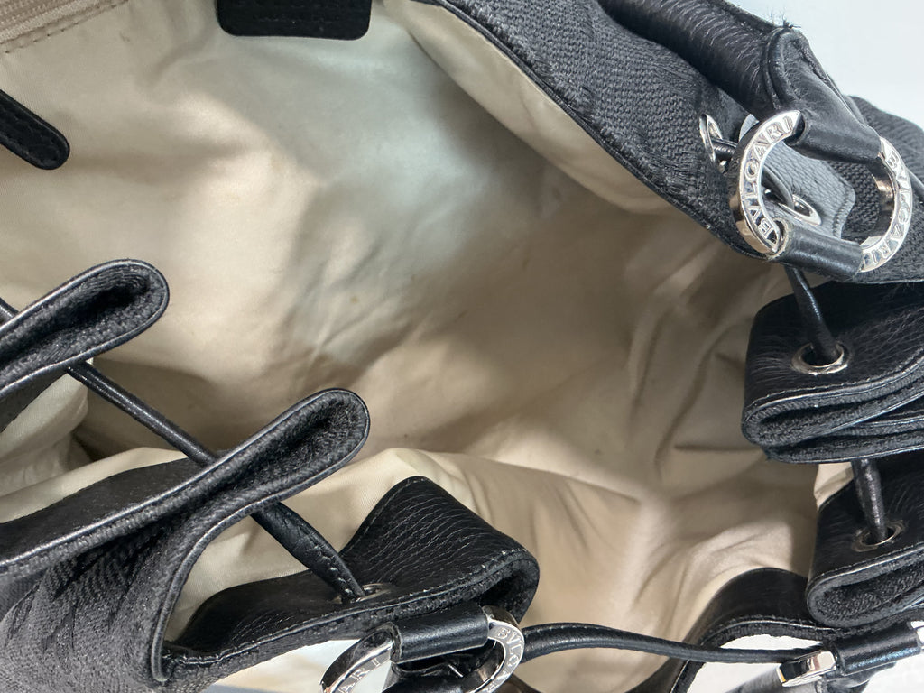 Borsa Bulgari Chandra in Tela Nera — Preloved