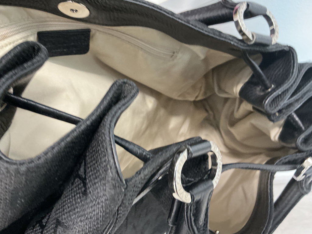 Borsa Bulgari Chandra in Tela Nera — Preloved