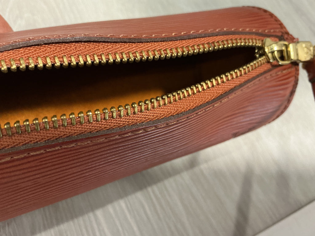 Borsa Louis Vuitton Epi Soufflot in Pelle Kenya Brown con Pochette  [Preloved]