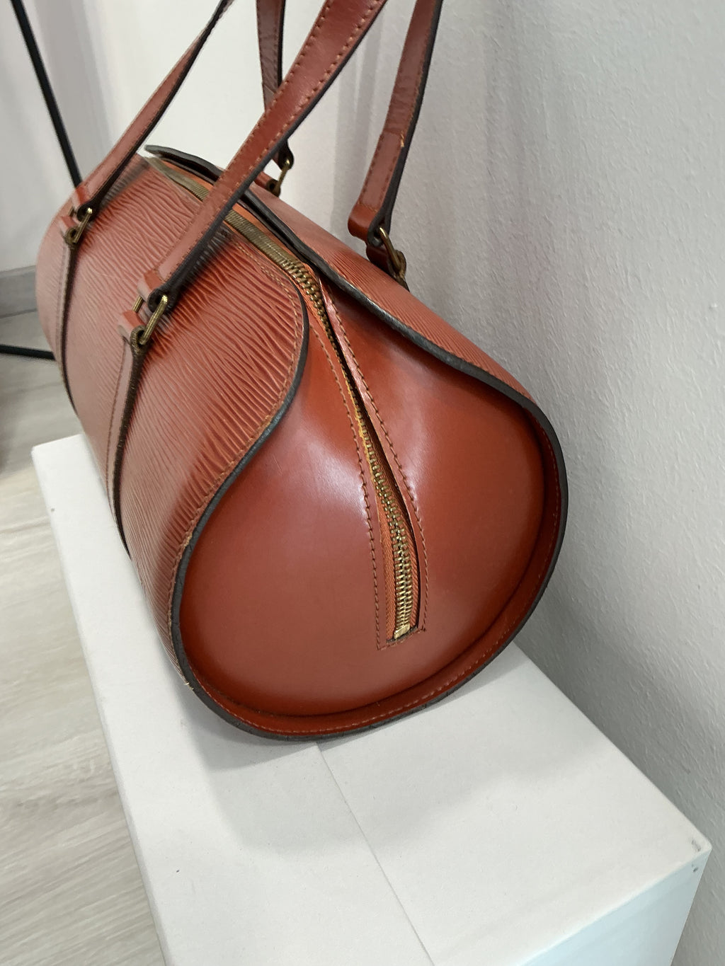 Borsa Louis Vuitton Epi Soufflot in Pelle Kenya Brown con Pochette  [Preloved]
