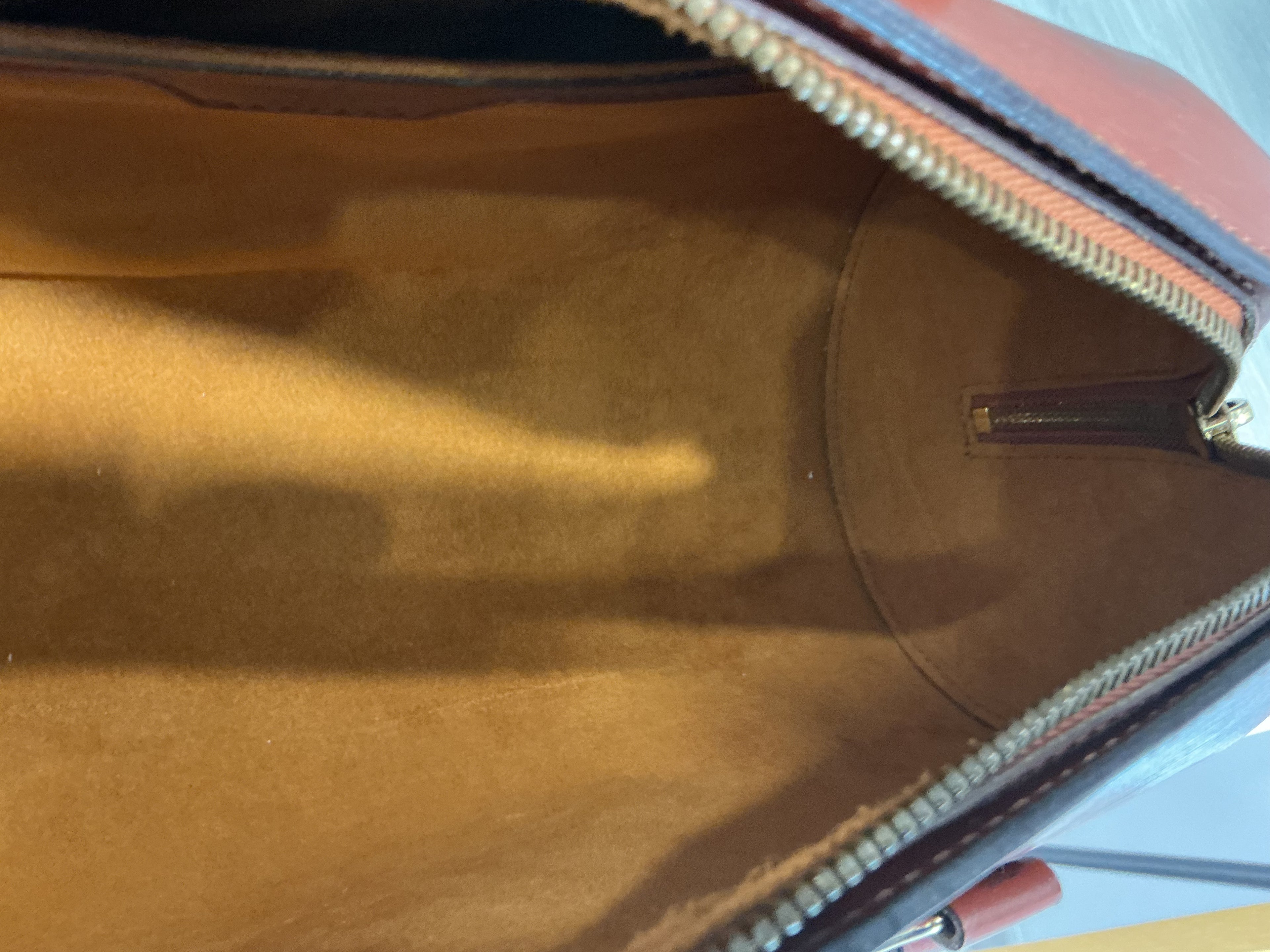 Borsa Louis Vuitton Epi Soufflot in Pelle Kenya Brown con Pochette  [Preloved]