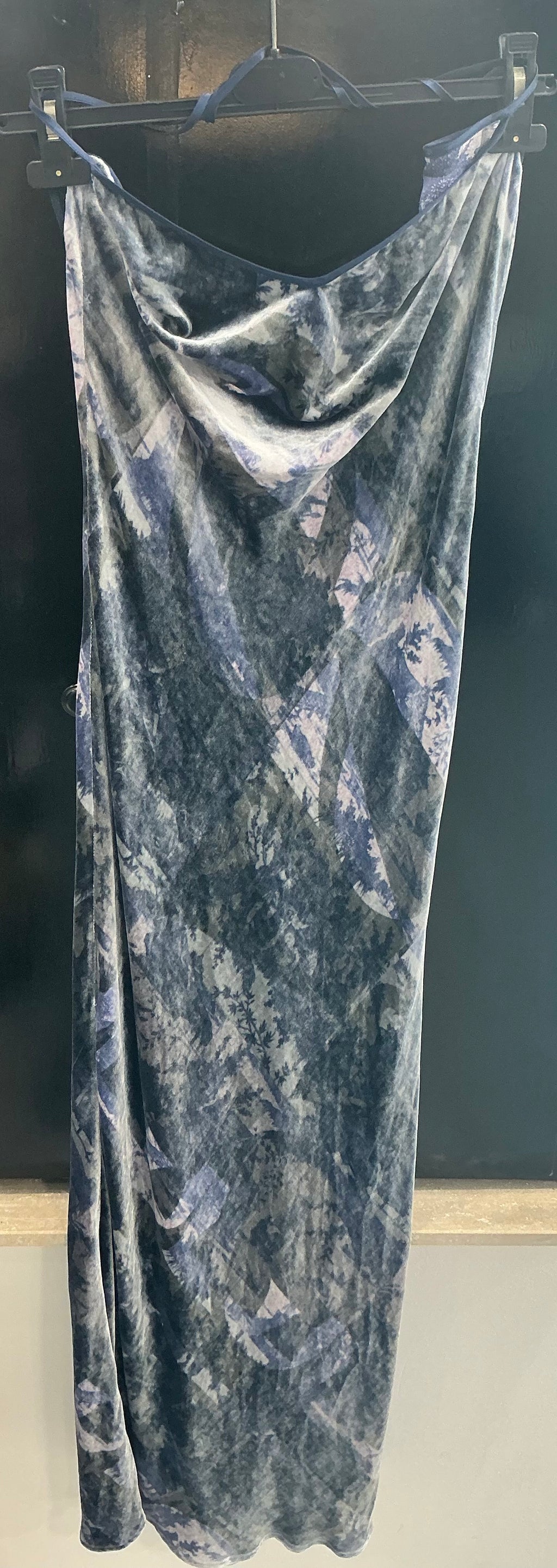 Vestito Pierre Louis Mascia in Viscosa & Seta Floreale Blu