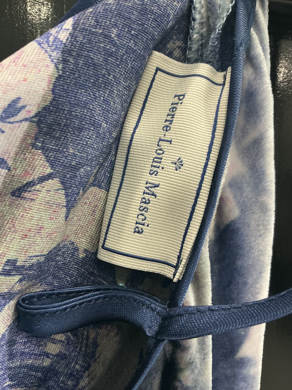 Vestito Pierre Louis Mascia in Viscosa & Seta Floreale Blu
