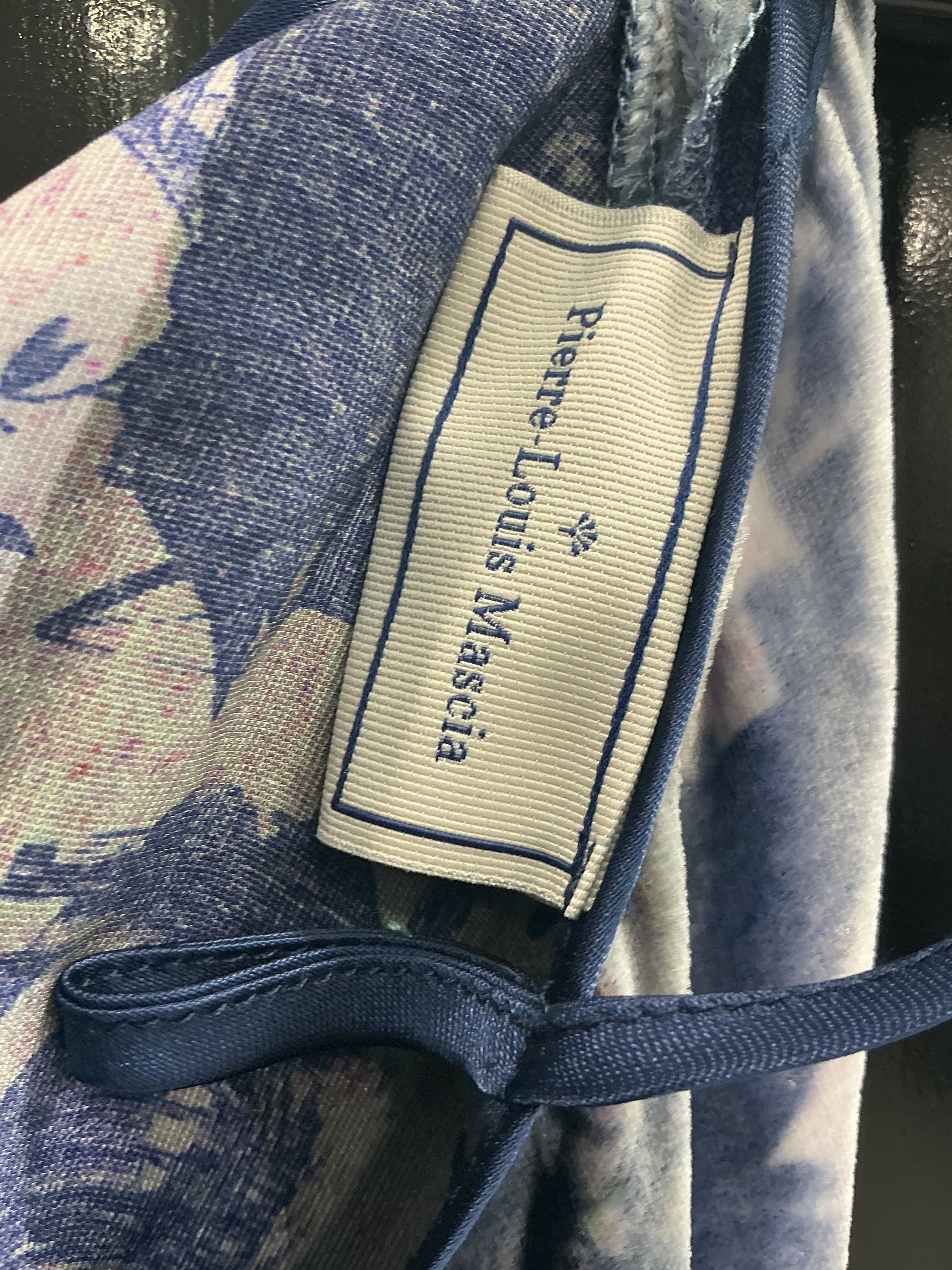 Vestito Pierre Louis Mascia in Viscosa & Seta Floreale Blu