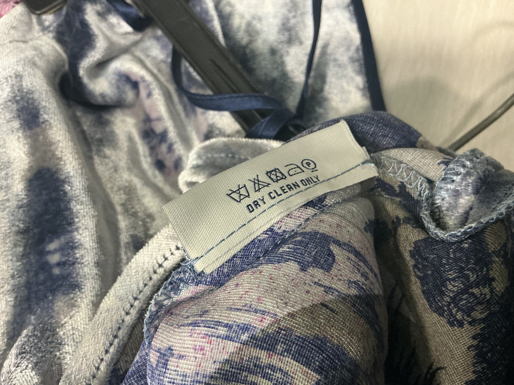 Vestito Pierre Louis Mascia in Viscosa & Seta Floreale Blu