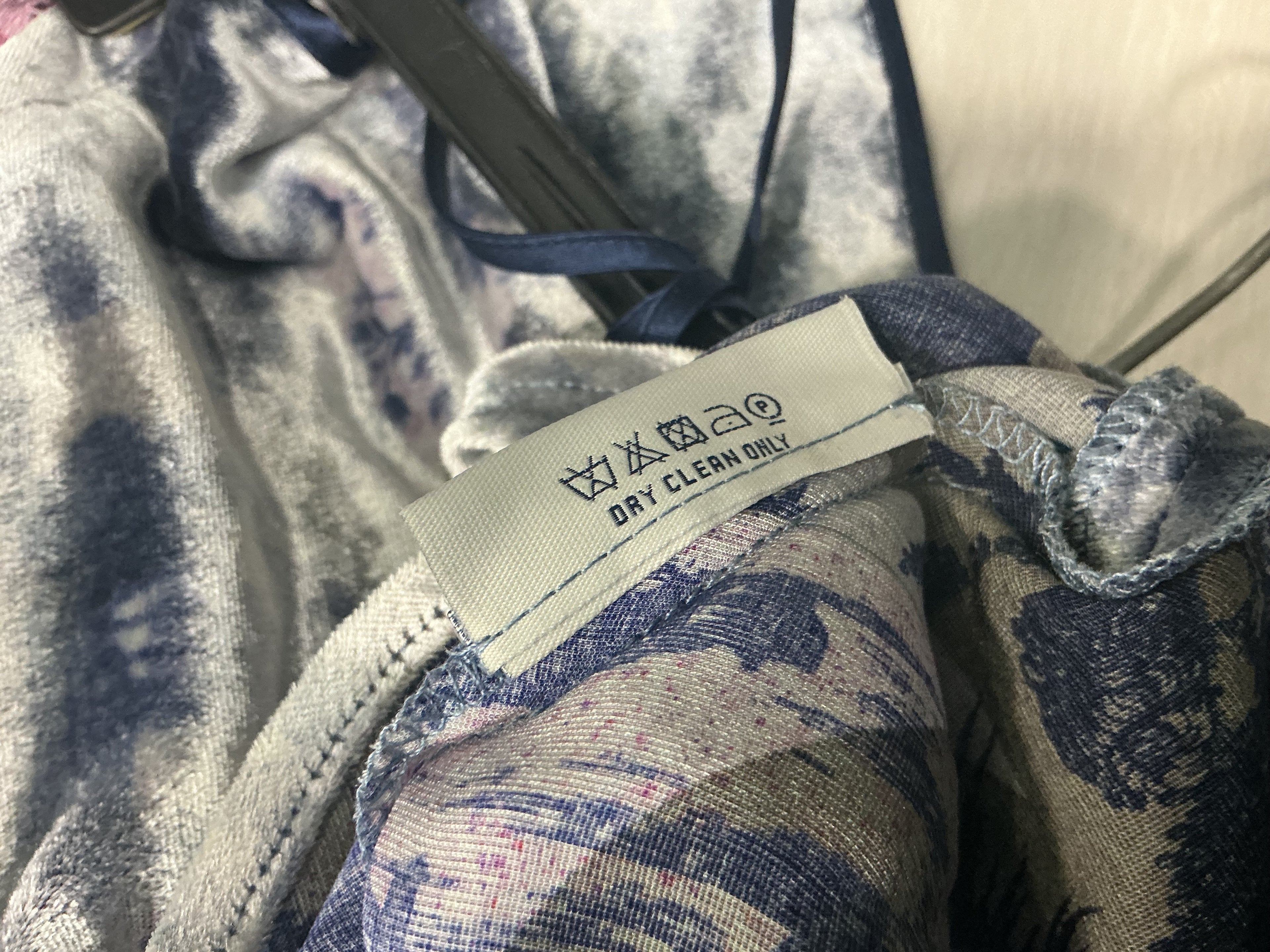Vestito Pierre Louis Mascia in Viscosa & Seta Floreale Blu