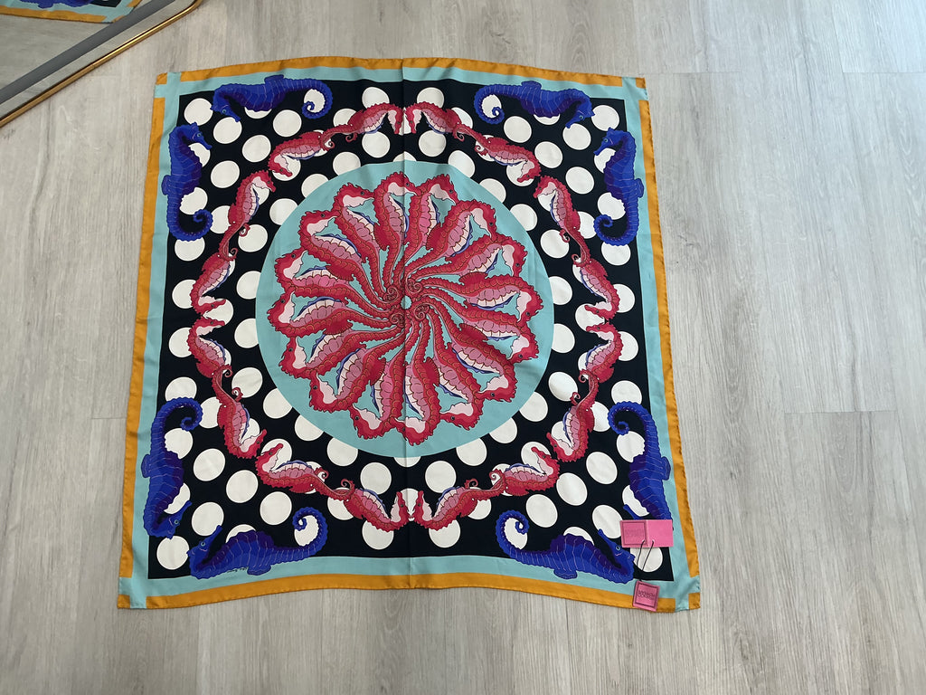 Foulard in Seta Franco Ferrari Nuovo con Etichetta