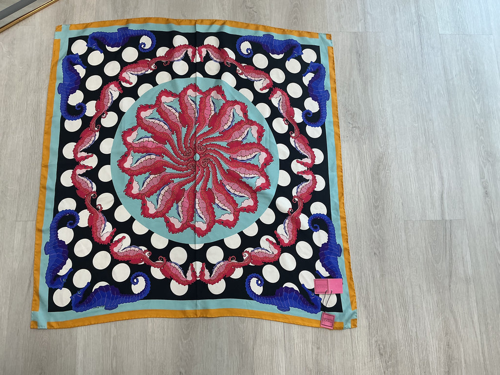 Foulard in Seta Franco Ferrari Nuovo con Etichetta