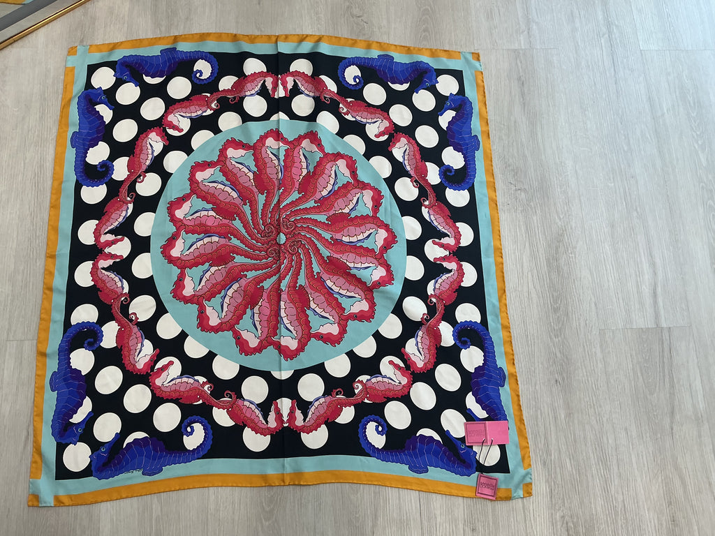 Foulard in Seta Franco Ferrari Nuovo con Etichetta