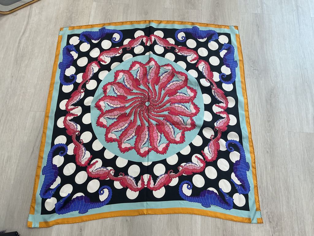 Foulard in Seta Franco Ferrari Nuovo con Etichetta