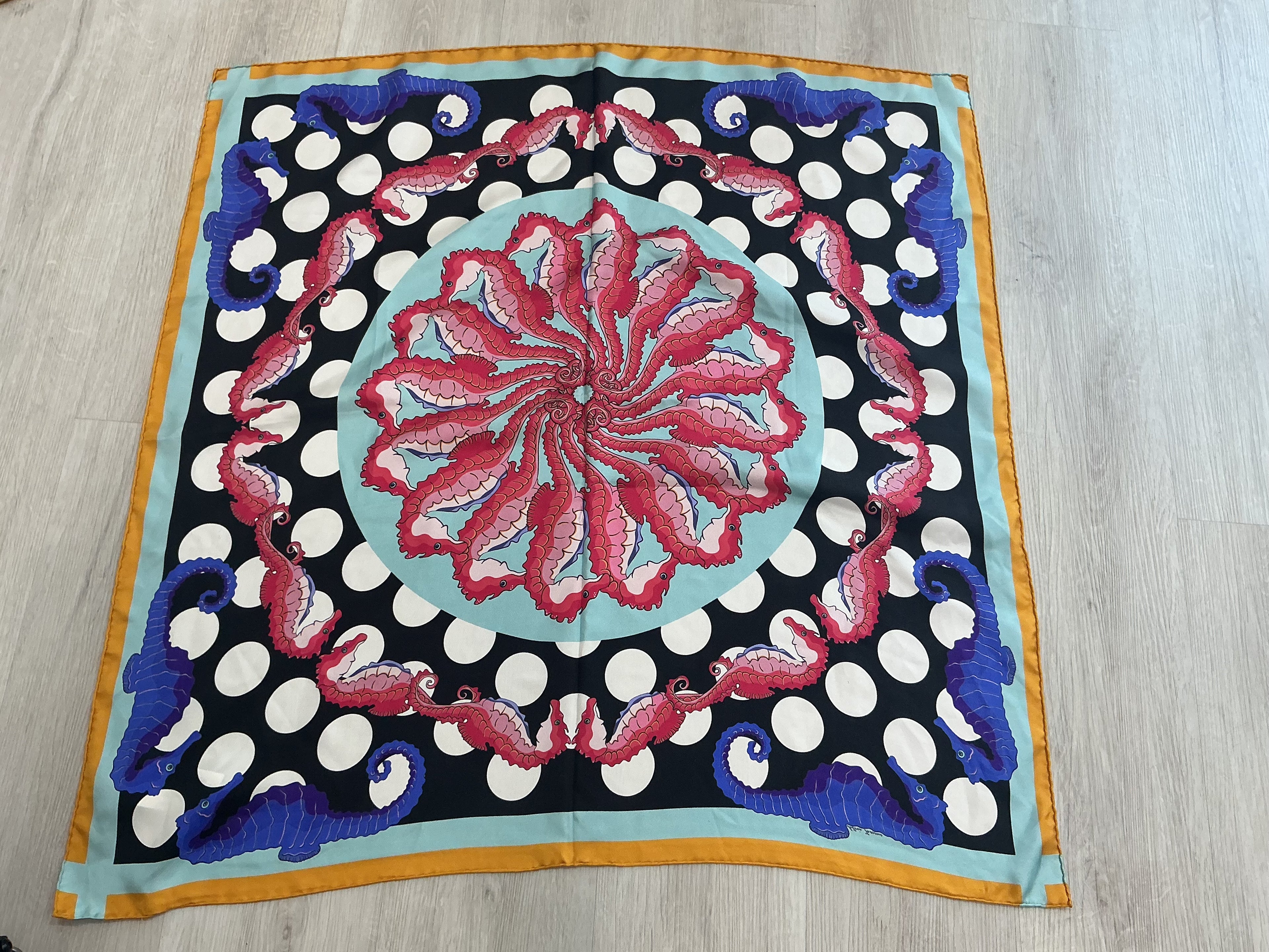 Foulard in Seta Franco Ferrari Nuovo con Etichetta