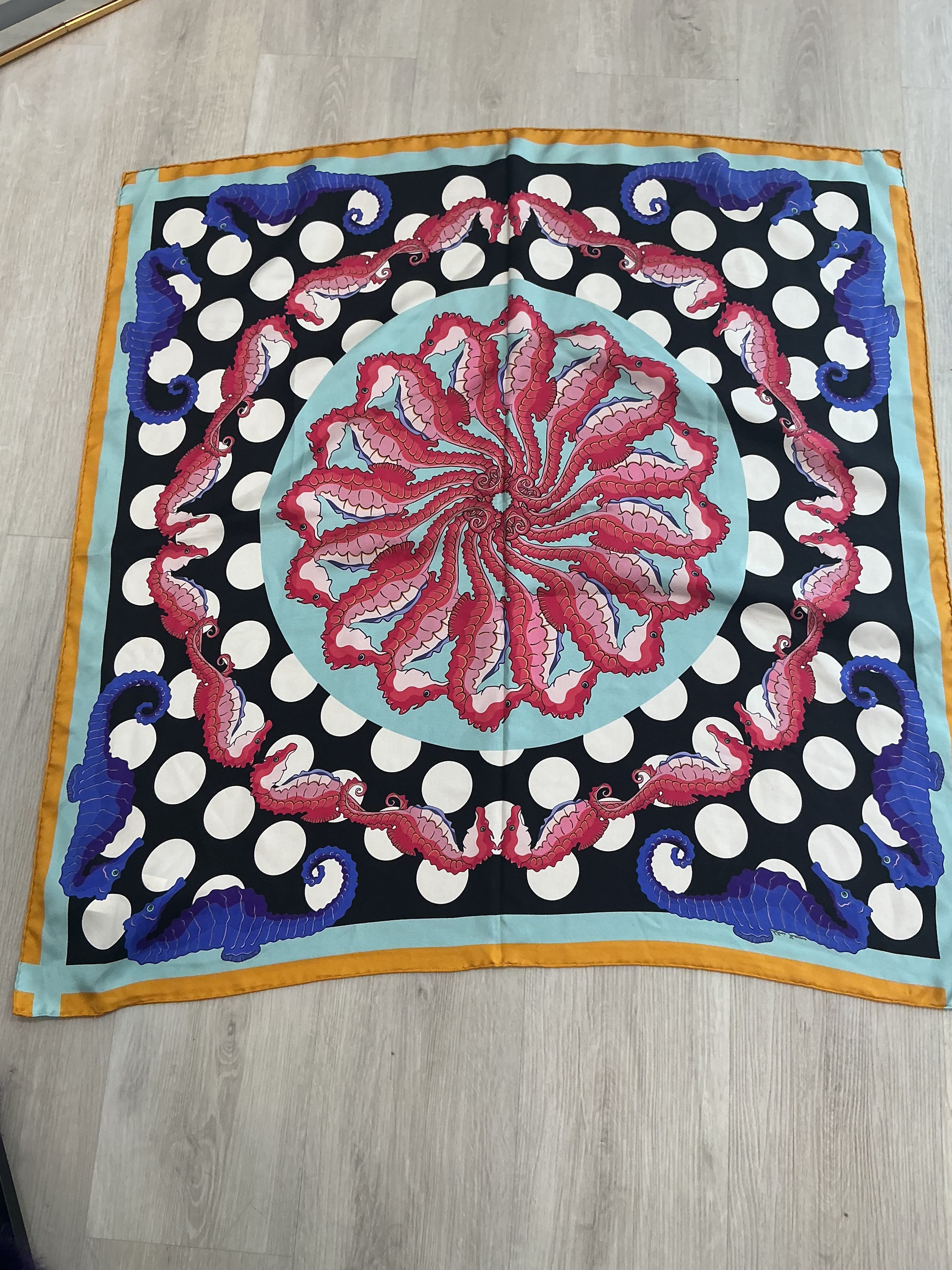 Foulard in Seta Franco Ferrari Nuovo con Etichetta
