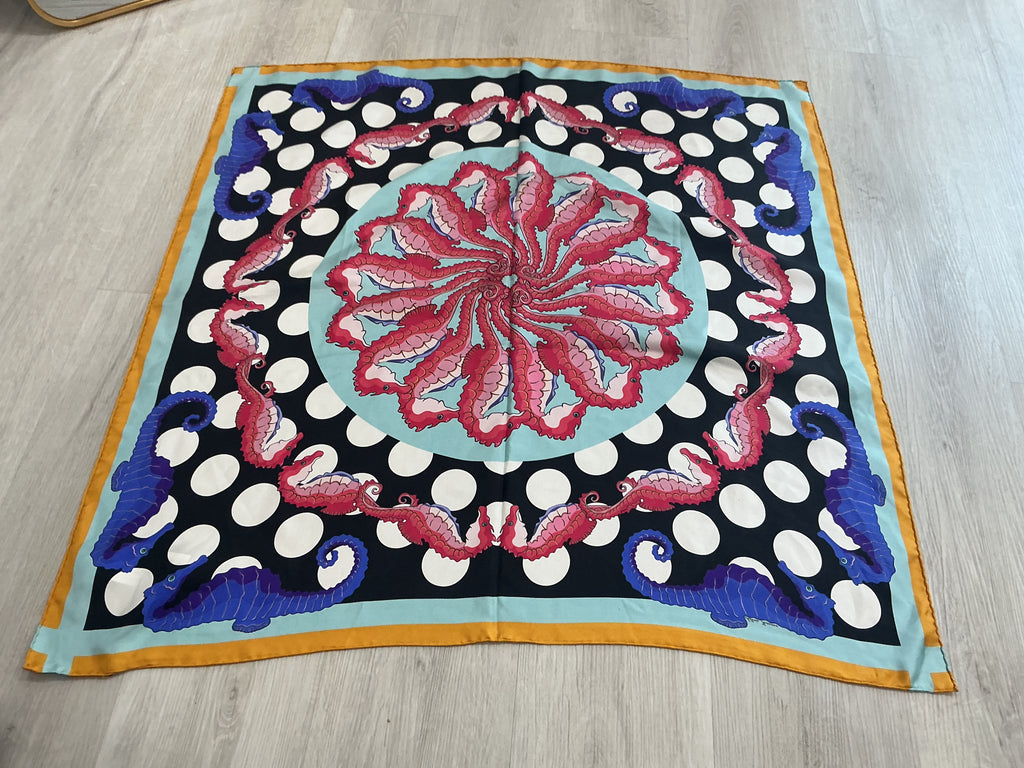 Foulard in Seta Franco Ferrari Nuovo con Etichetta