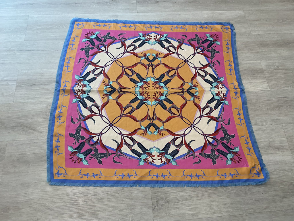 Foulard in Seta Franco Ferrari  Bicolore [Preloved]