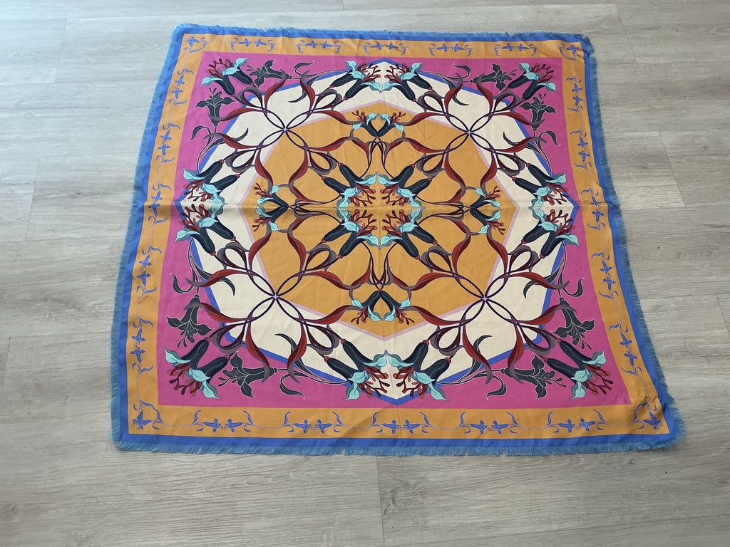 Foulard in Seta Franco Ferrari  Bicolore [Preloved]