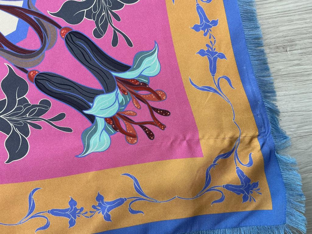 Foulard in Seta Franco Ferrari  Bicolore [Preloved]
