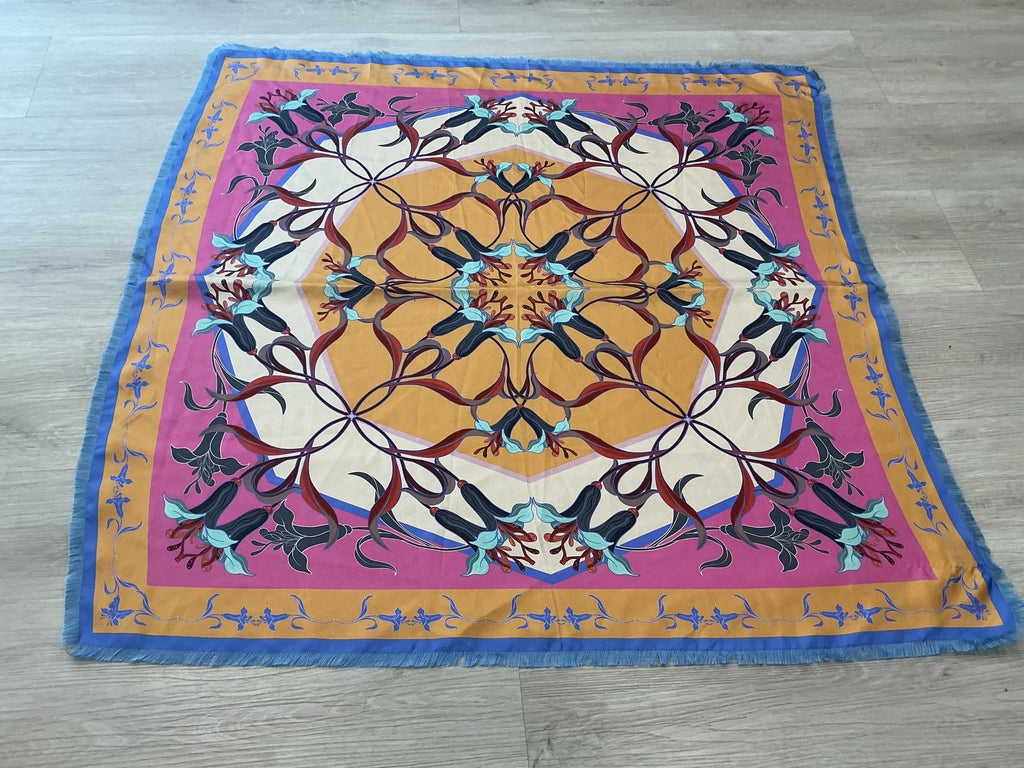 Foulard in Seta Franco Ferrari  Bicolore [Preloved]