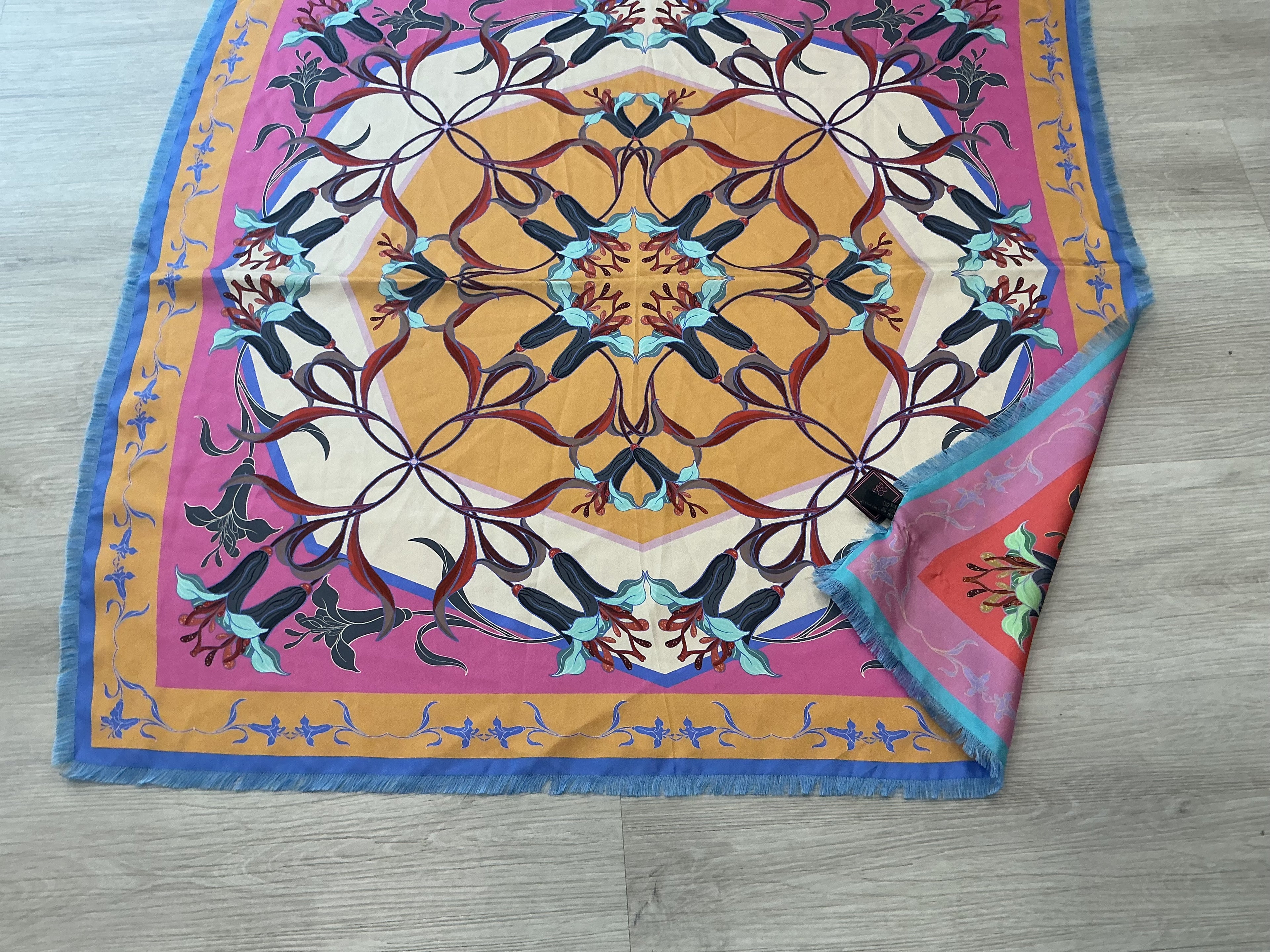 Foulard in Seta Franco Ferrari  Bicolore [Preloved]