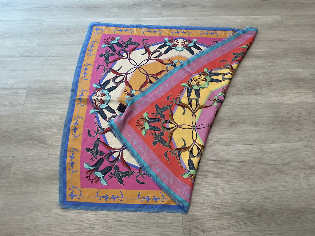 Foulard in Seta Franco Ferrari  Bicolore [Preloved]