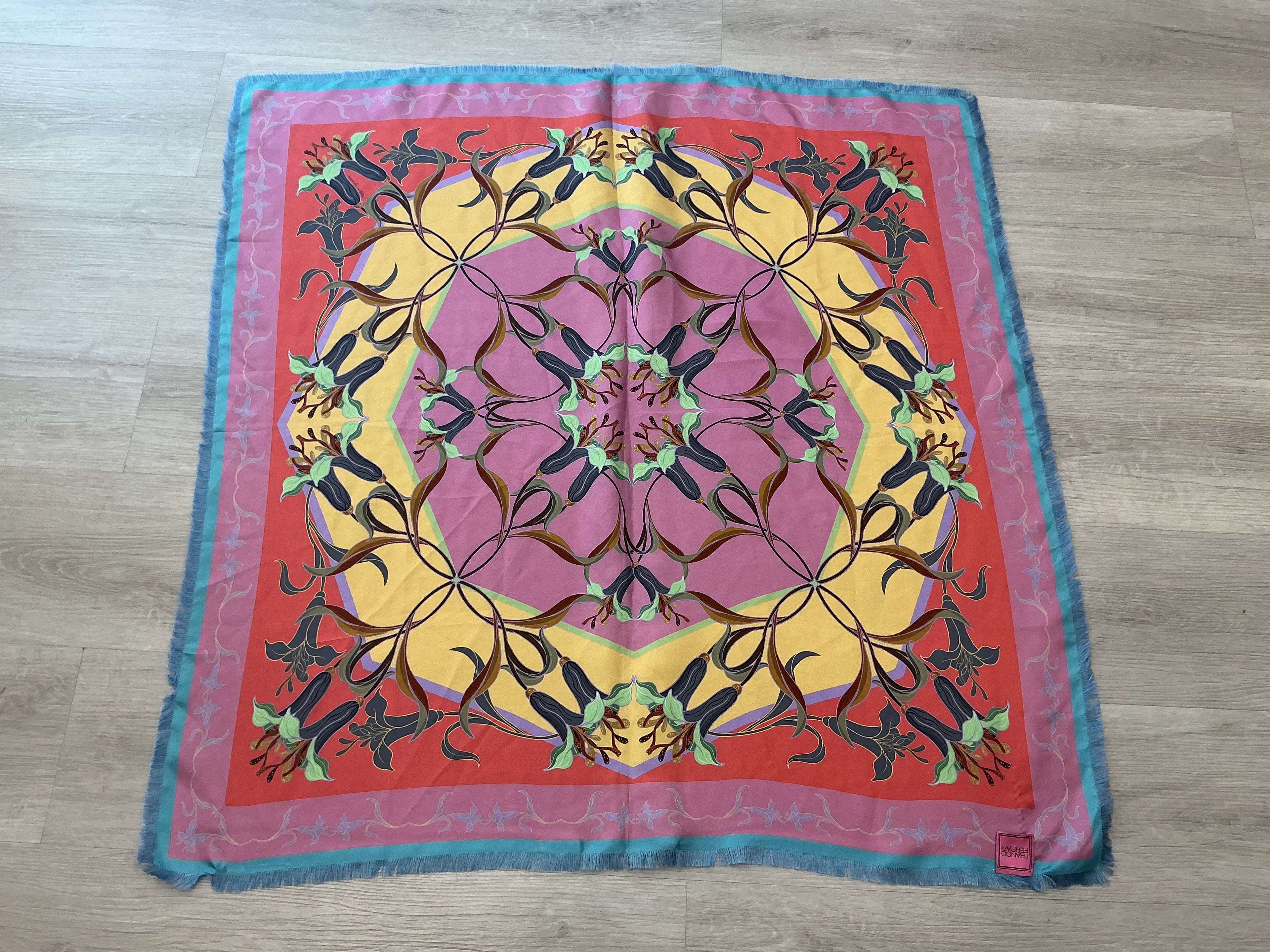 Foulard in Seta Franco Ferrari  Bicolore [Preloved]