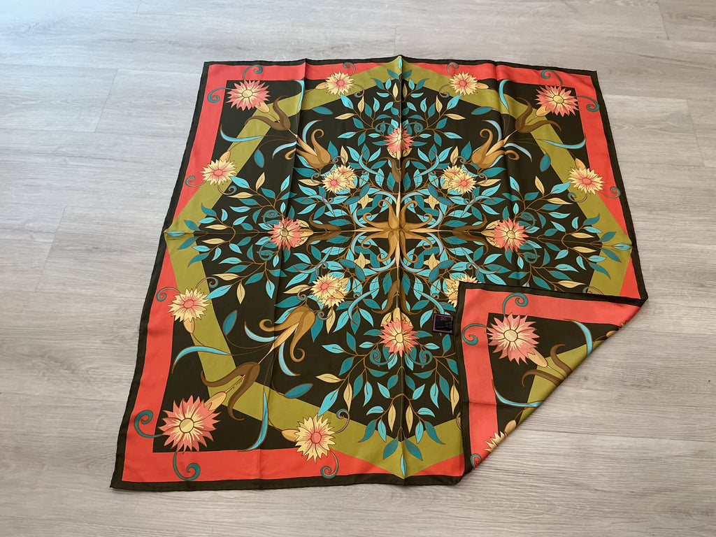 Foulard in Seta 100% Franco Ferrari Nuovo senza Cartellino