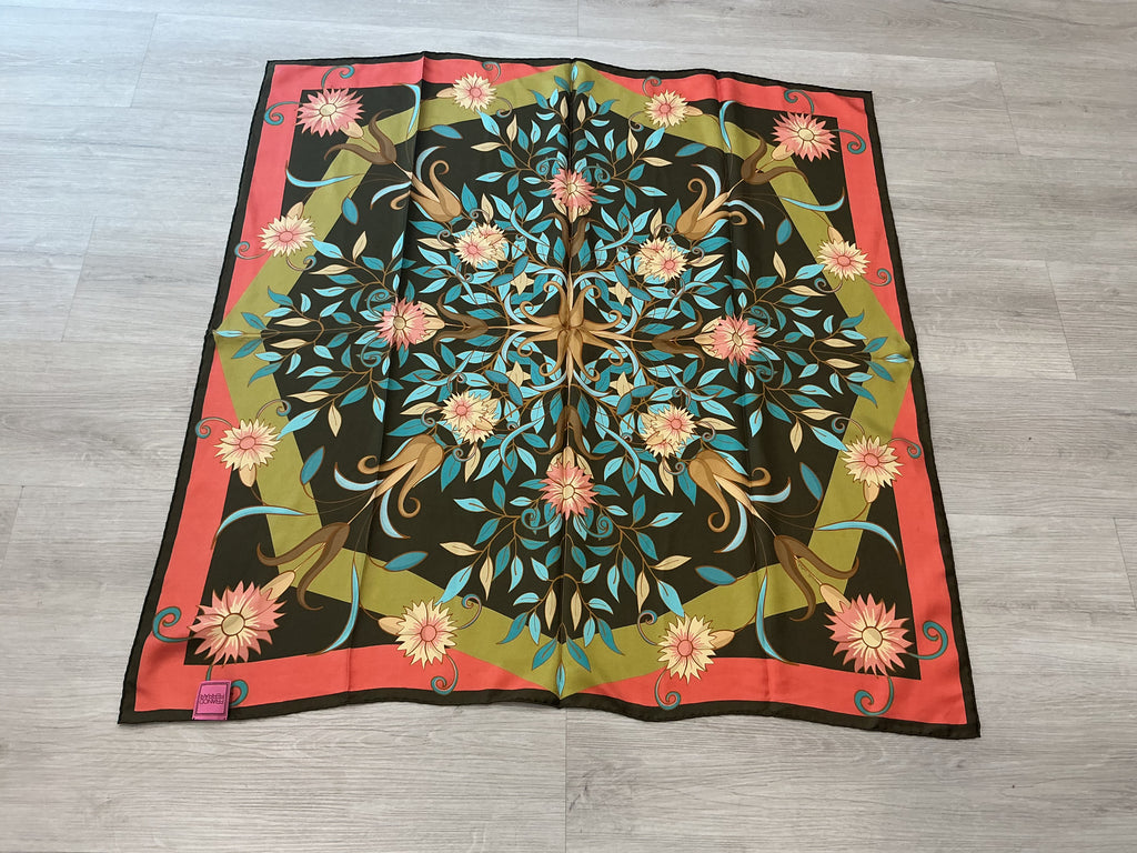 Foulard in Seta 100% Franco Ferrari Nuovo senza Cartellino