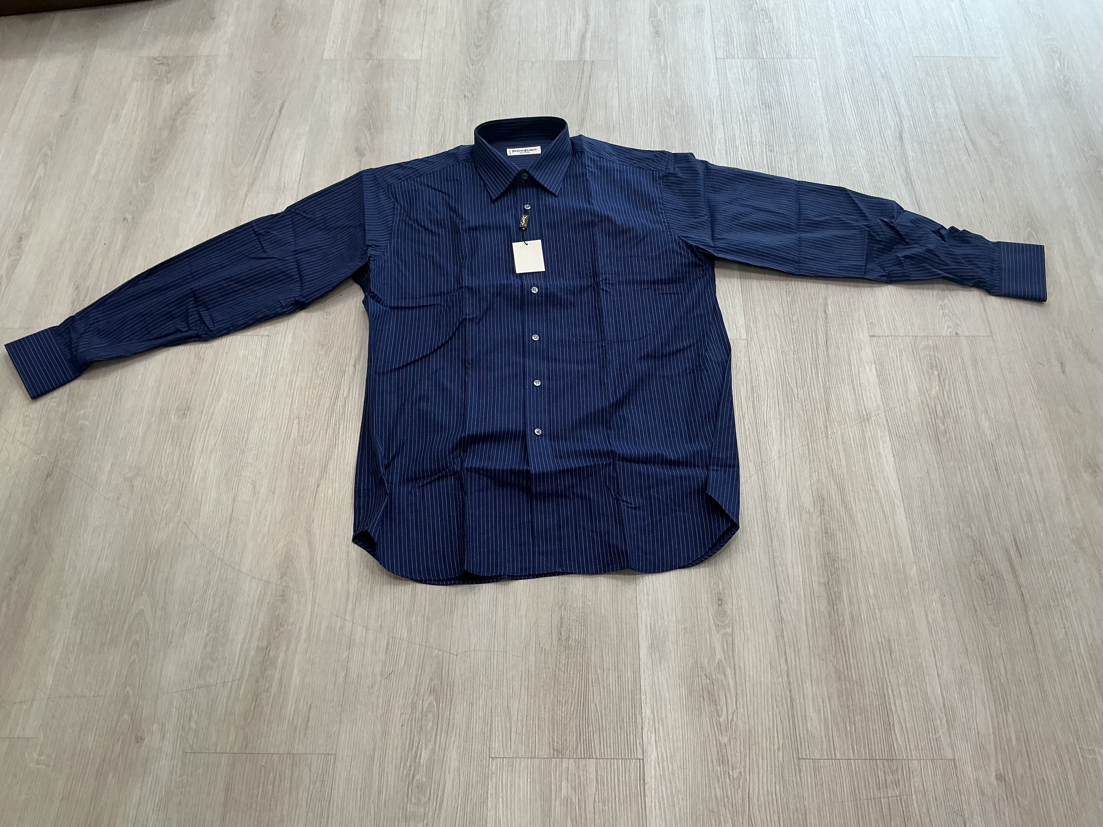 Camicia Yves Saint Laurent Vintage in Cotone Nuova con Scatola