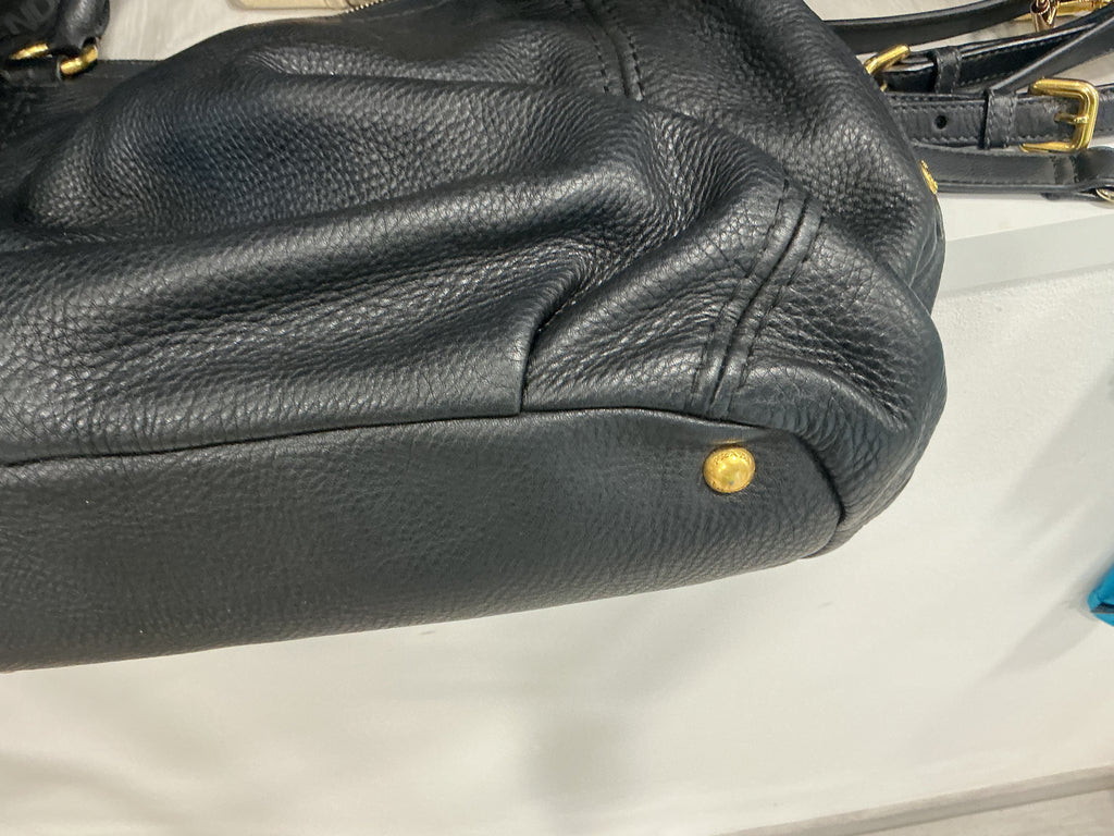 Prada Vitello Daino Hobo – Pelle Nera, Hardware Oro [Preloved]