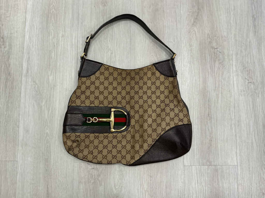 Gucci Hasler Hobo – Tela GG [Preloved]