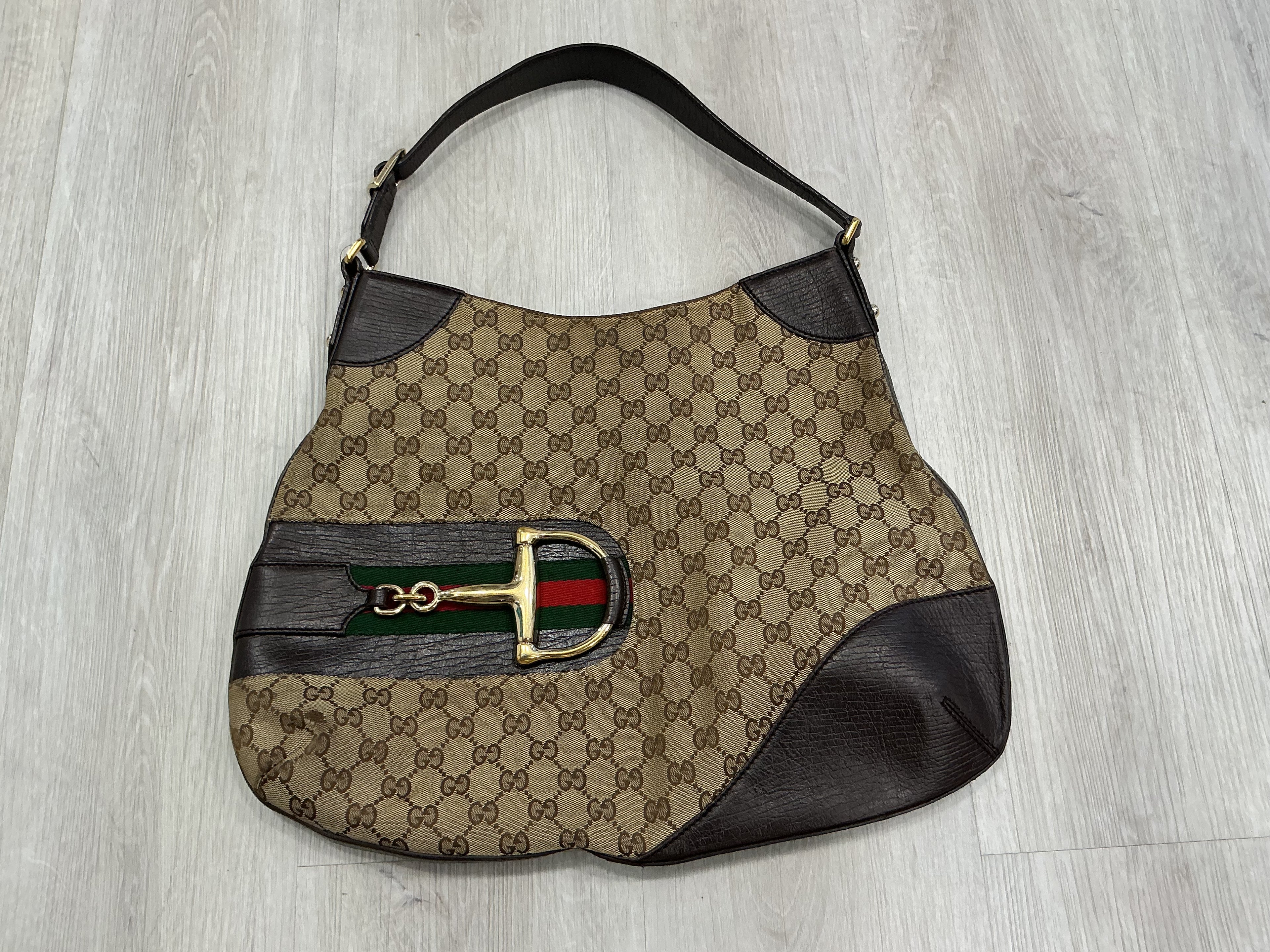 Gucci Hasler Hobo – Tela GG [Preloved]