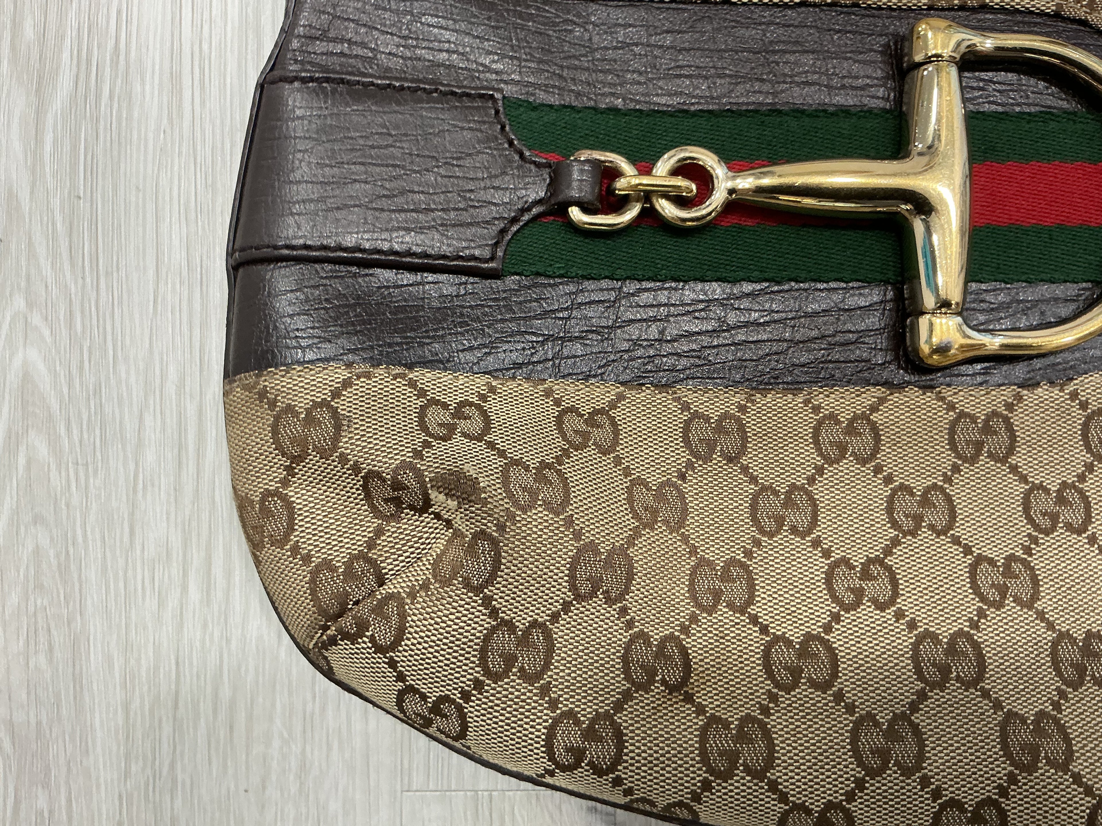 Gucci Hasler Hobo – Tela GG [Preloved]