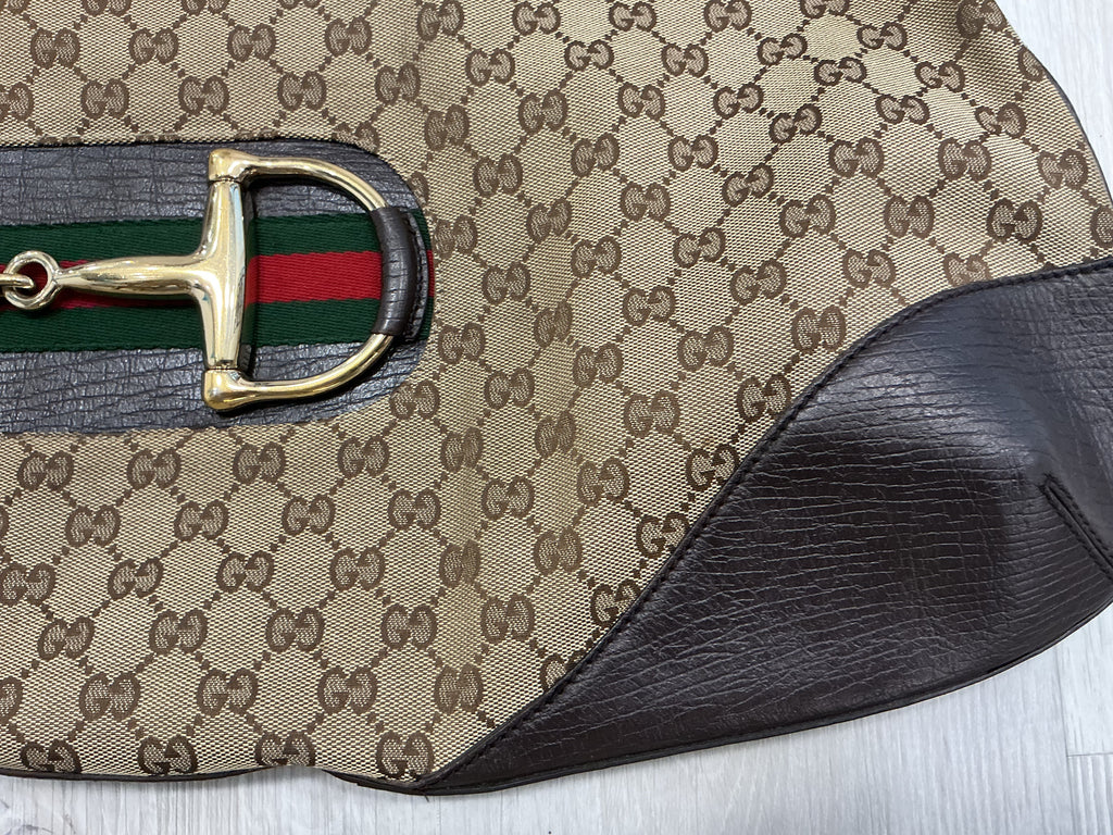 Gucci Hasler Hobo – Tela GG [Preloved]
