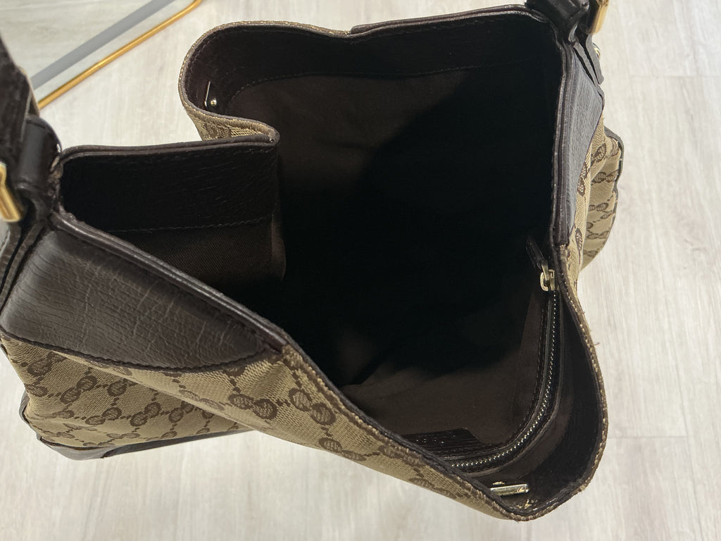 Gucci Hasler Hobo – Tela GG [Preloved]