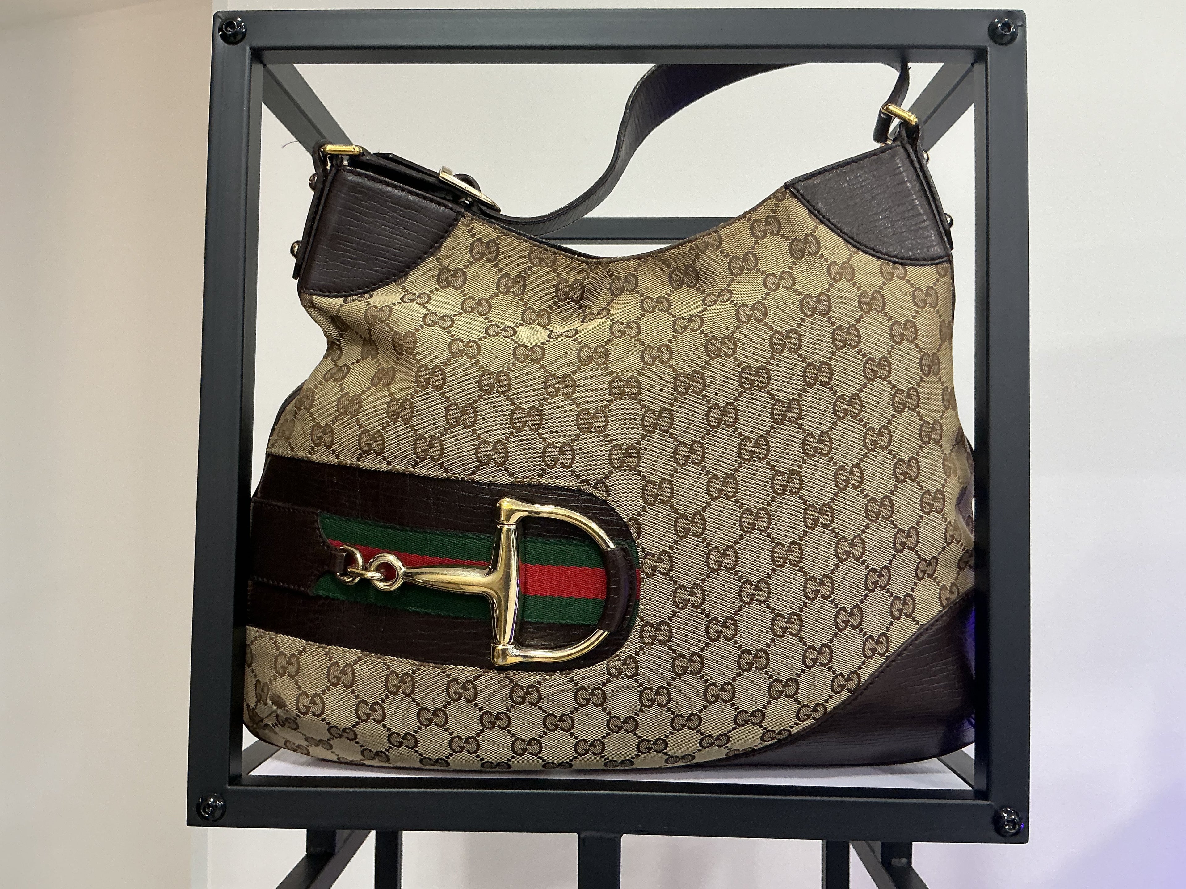 Gucci Hasler Hobo – Tela GG [Preloved]