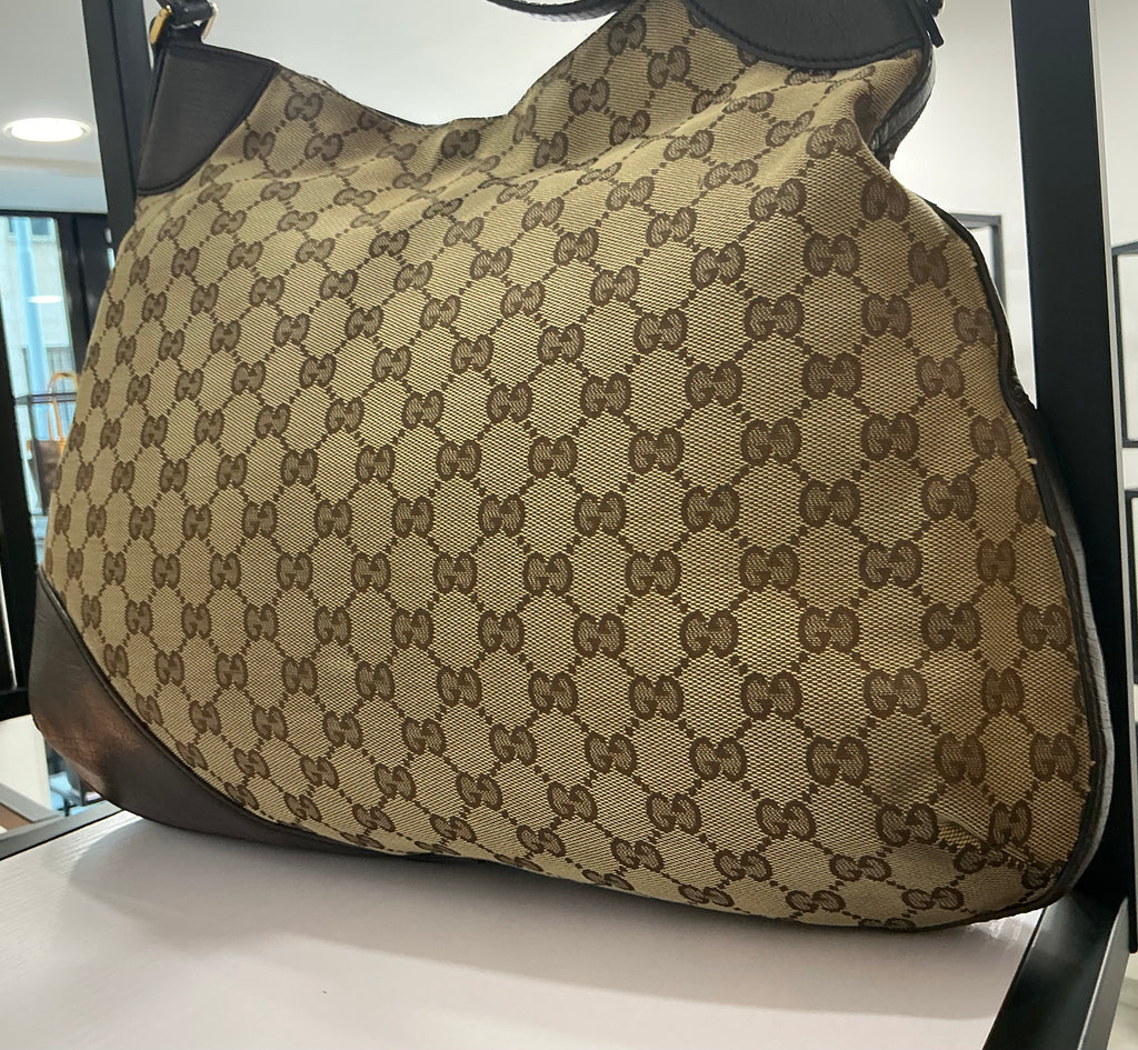 Gucci Hasler Hobo – Tela GG [Preloved]