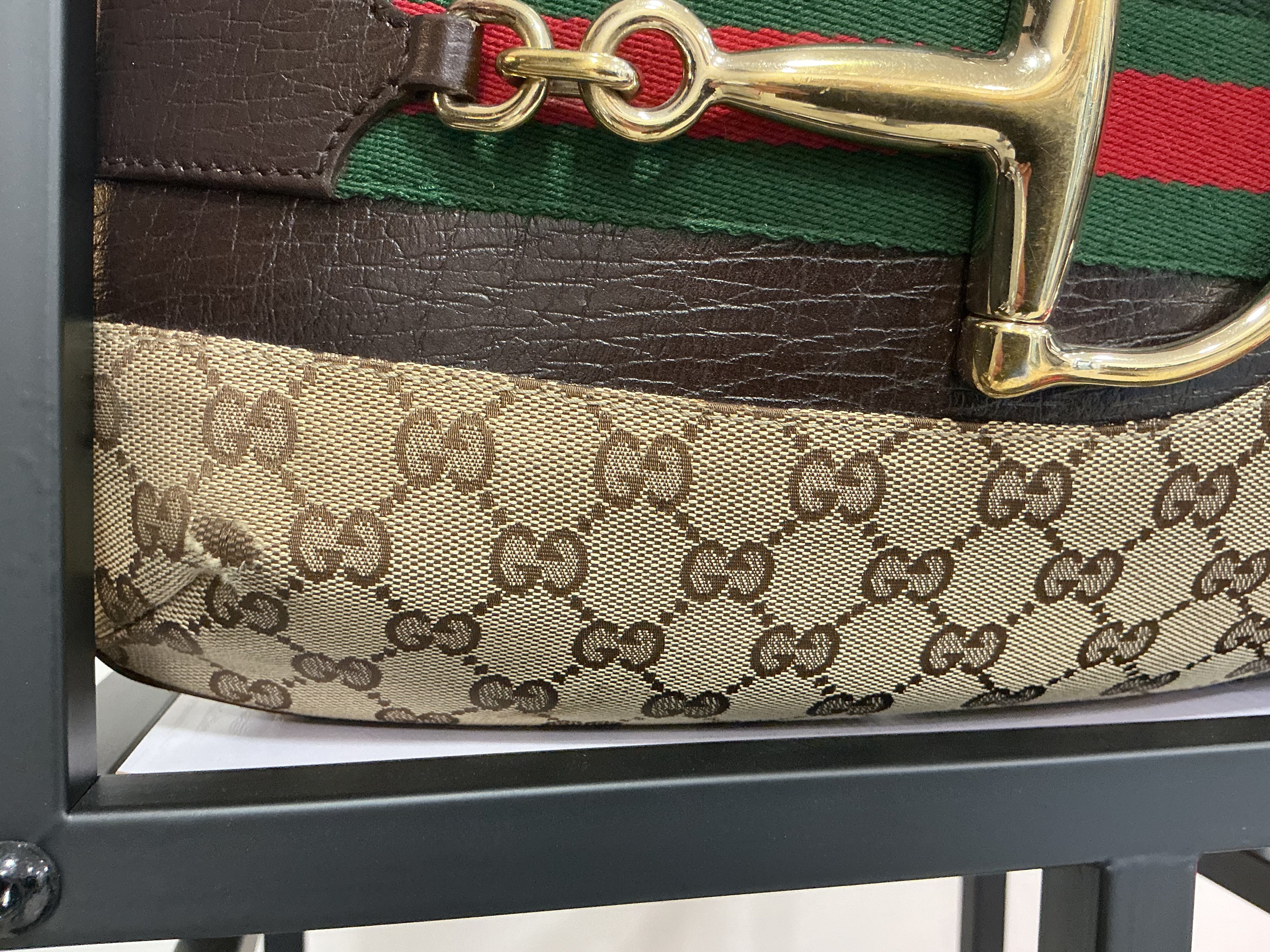 Gucci Hasler Hobo – Tela GG [Preloved]