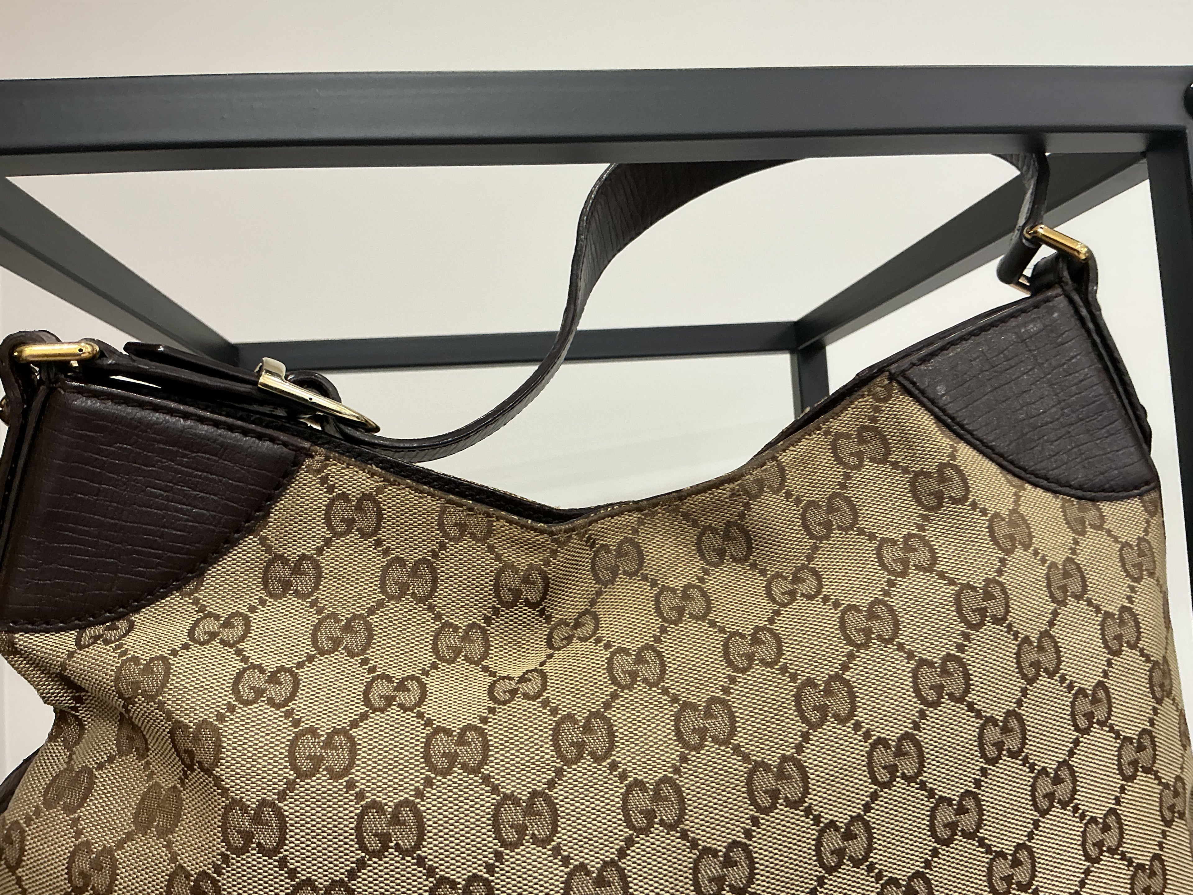 Gucci Hasler Hobo – Tela GG [Preloved]