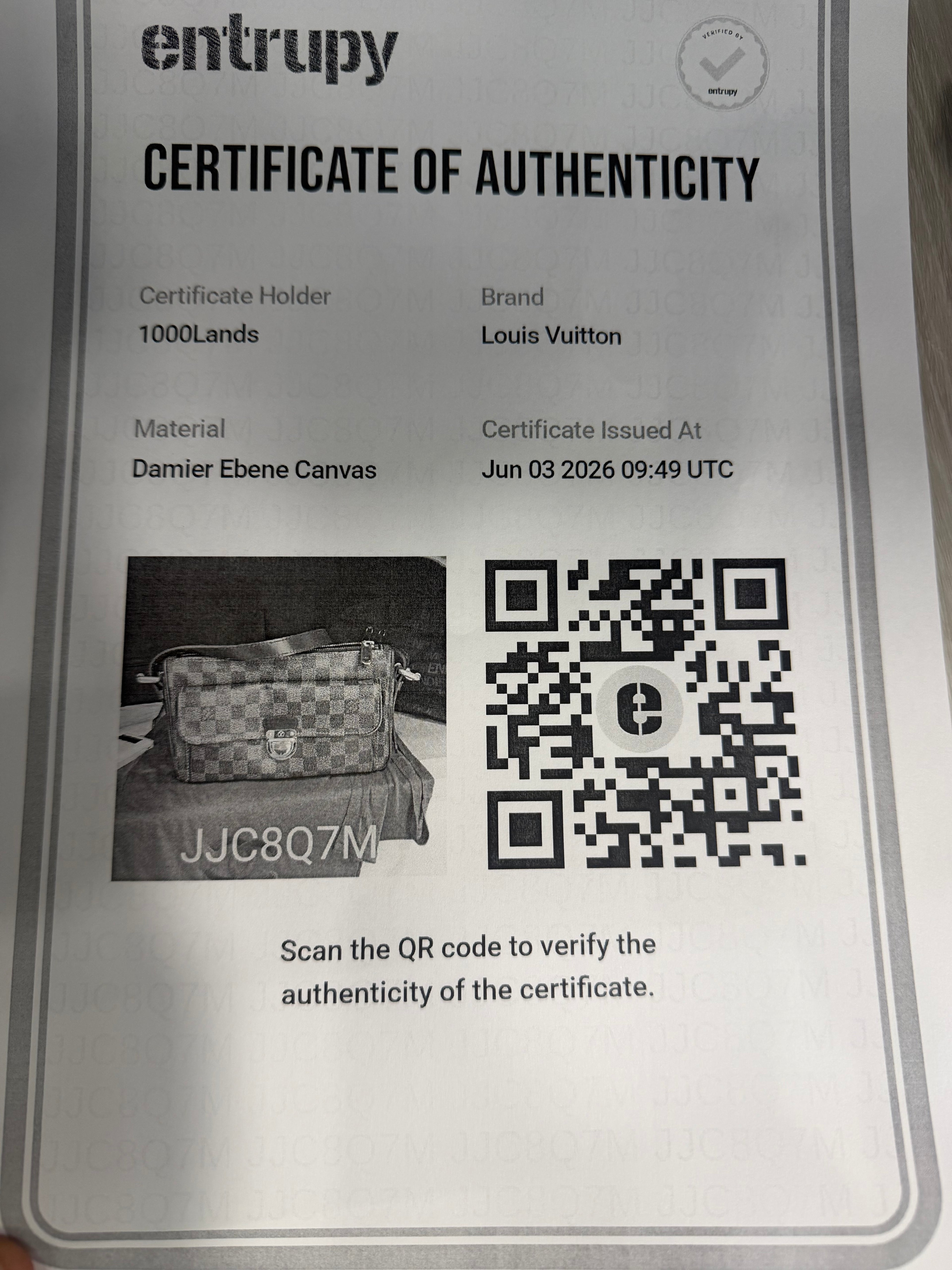 Borsa a Spalla Louis Vuitton Damier Ravello GM Marrone Damier Ebene [Preloved]