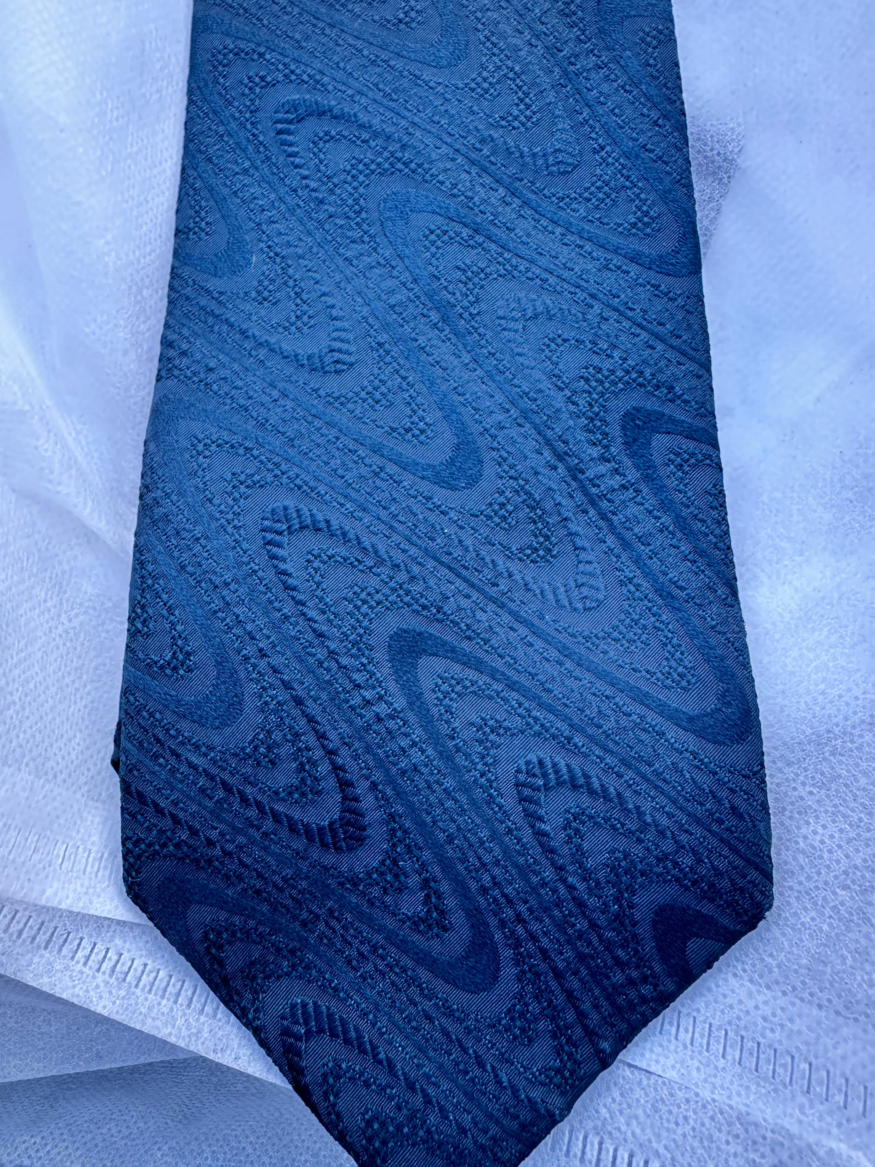 Cravatta Gucci in Seta 100% – Blu [Preloved]