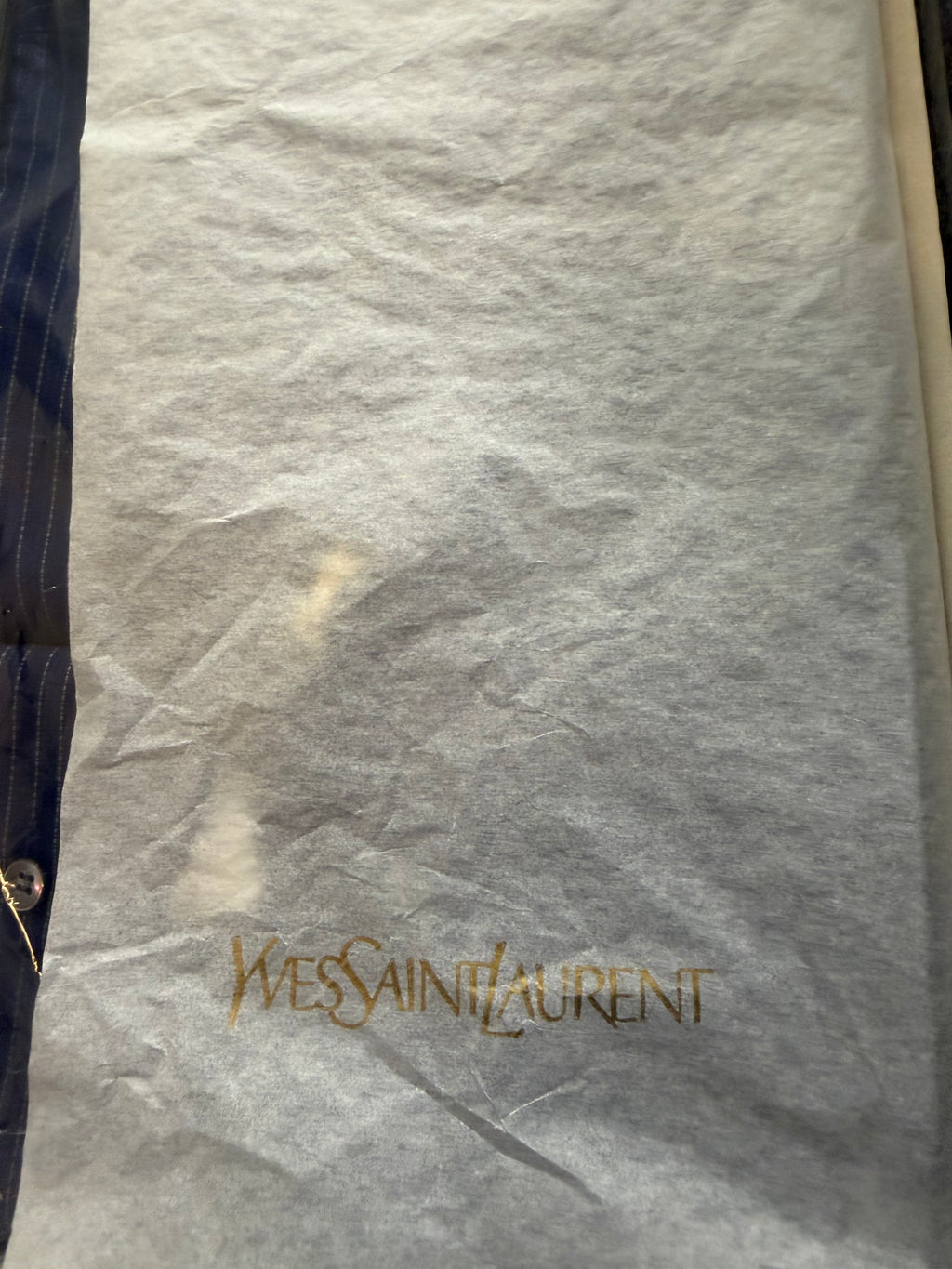 Camicia Yves Saint Laurent Vintage in Cotone Nuova con Scatola