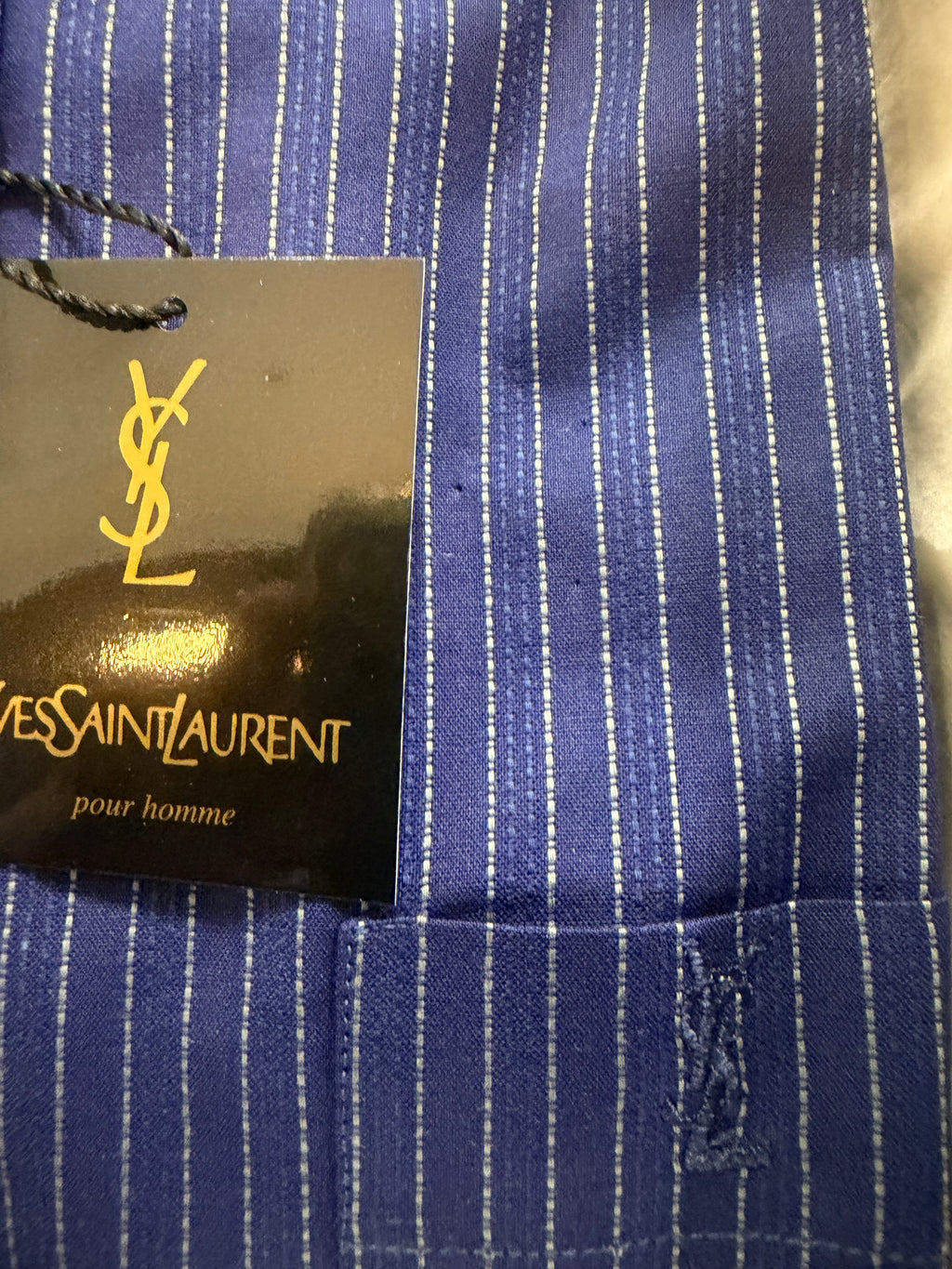 Camicia Yves Saint Laurent Vintage in Cotone Nuova con Scatola