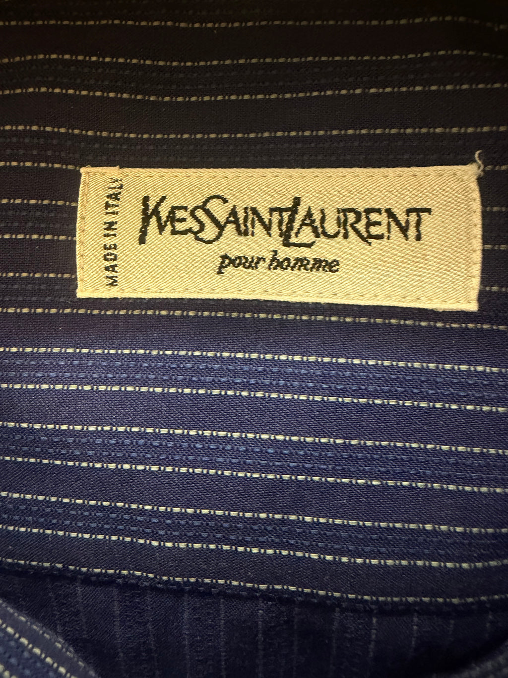 Camicia Yves Saint Laurent Vintage in Cotone Nuova con Scatola