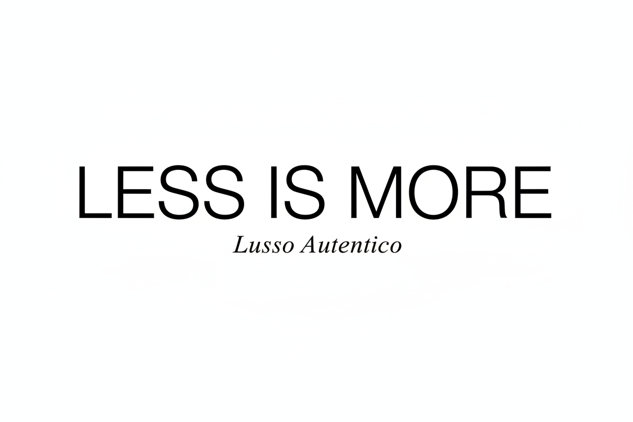 Logo Less is More - Grande